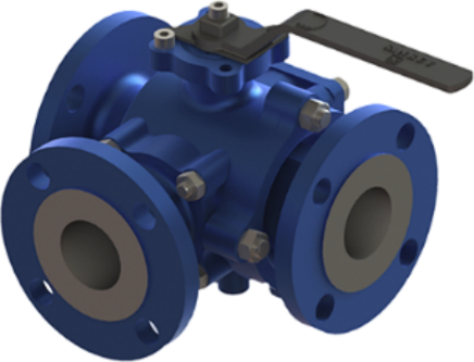 Single Piece Jacketed Ball Valve